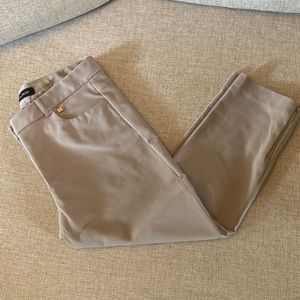 Ivanka Trump ankle pants with decorative zipper
